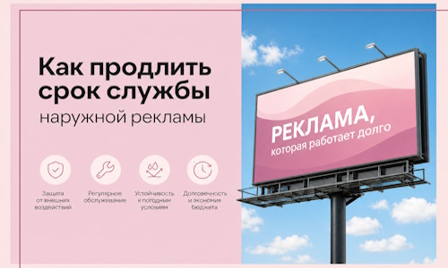 Как продлить срок службы наружной рекламы в  Батайске