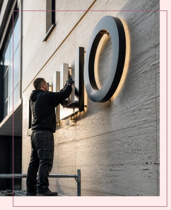Фасадные буквы в Батайске по цене от 7591 р. | Аванза-Бтс
