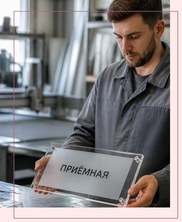 Таблички из оргстекла на заказ в Батайске от 3947 р. | Аванза-Бтс