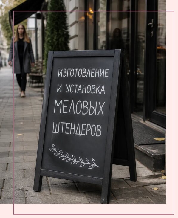 Меловые штендеры в Батайске по цене от 6579 р. | Аванза-Бтс